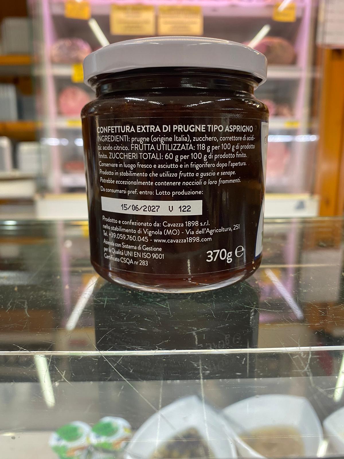 Marmellata di Prugne (tipo asprigno) - Senza glutine - Cavazza