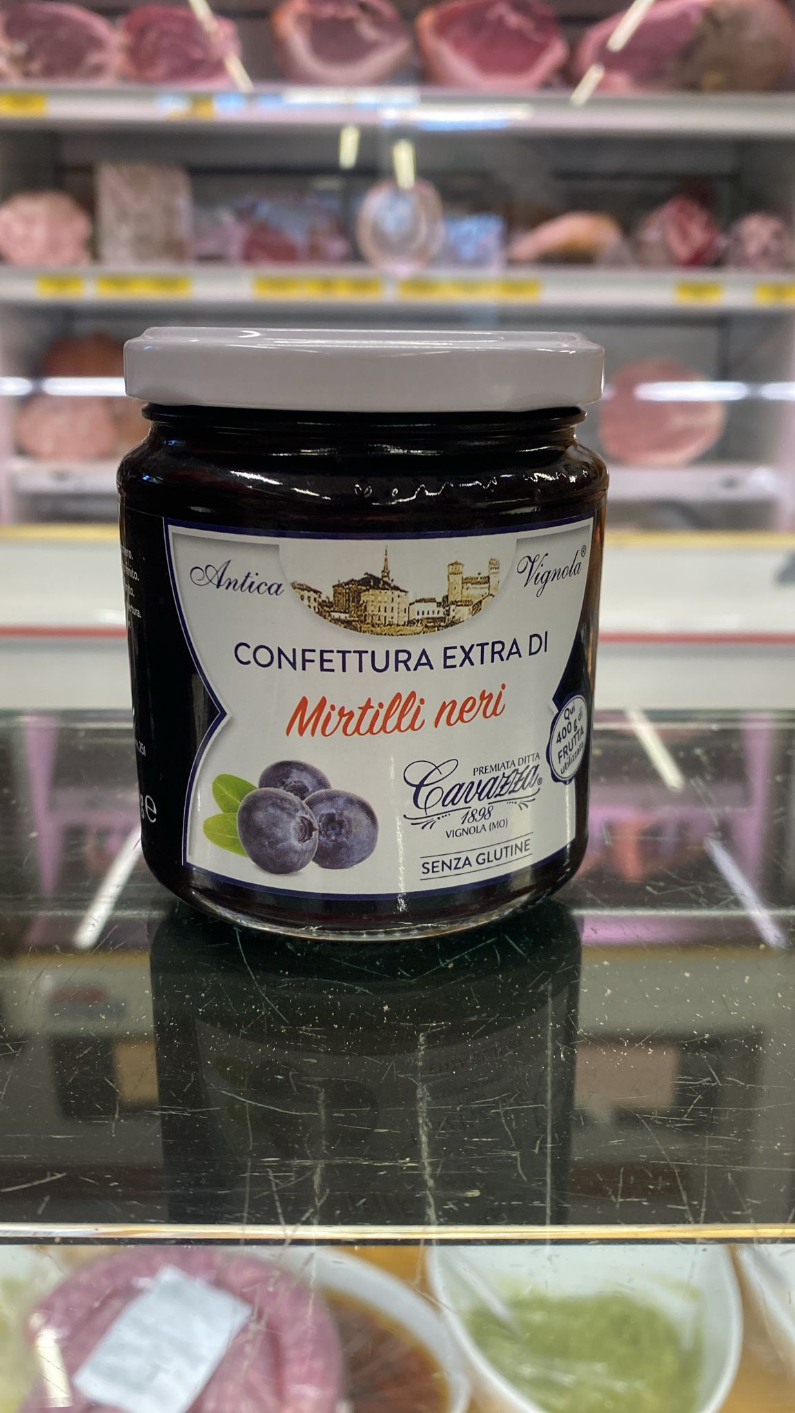 Marmellata di Mirtilli neri - Senza glutine - Cavazza
