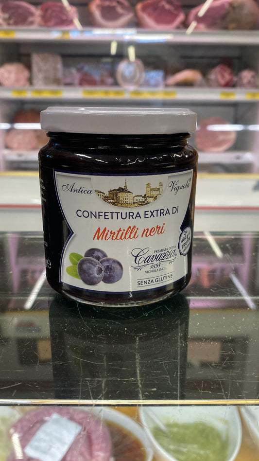 Marmellata di Mirtilli neri - Senza glutine - Cavazza