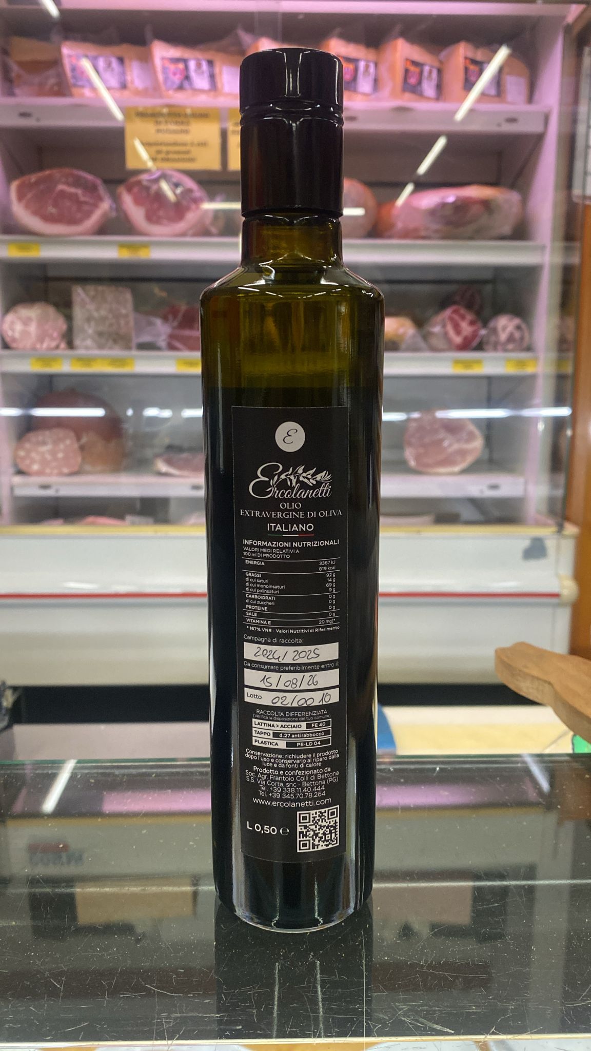 Ercolanetti - Olio extra vergine di oliva - 0,50L