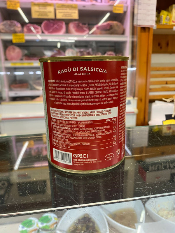 Ragù di salsiccia alla birra