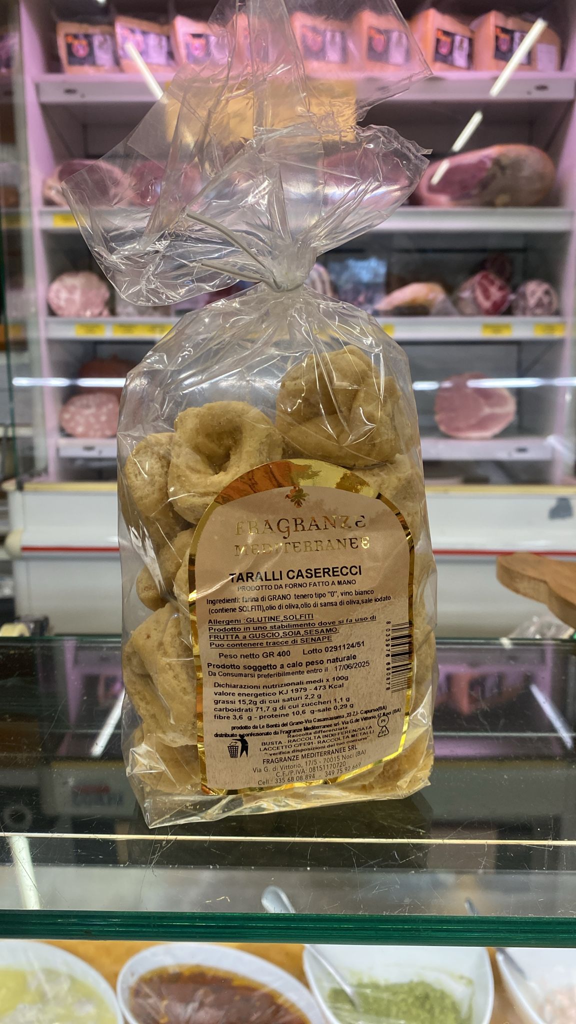 Taralli Caserecci - Fragranze mediterranee
