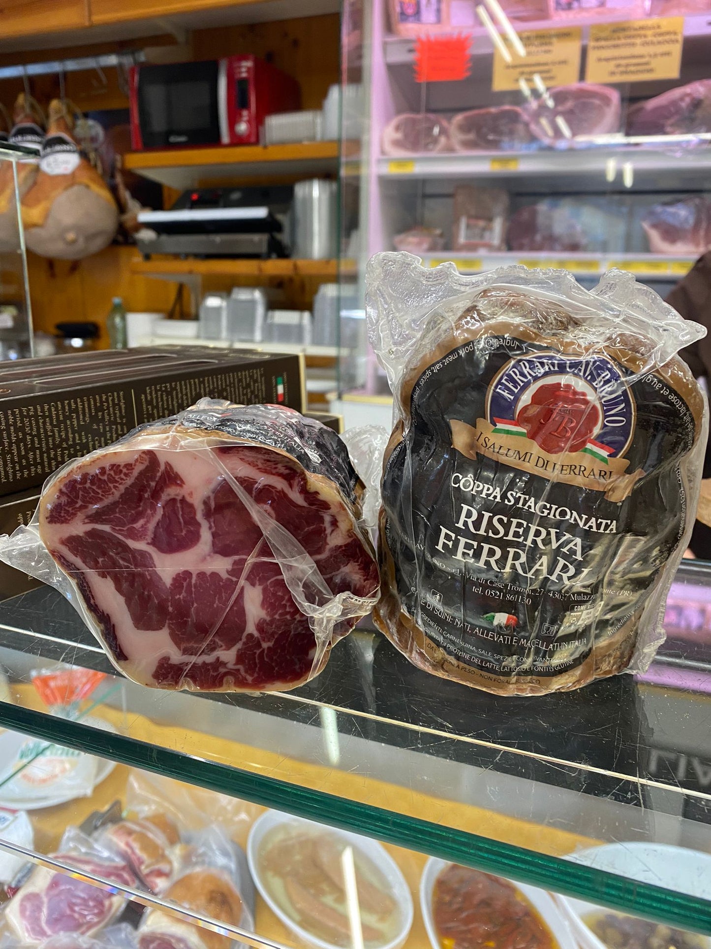 COPPA STAGIONATA DI PARMA SOTTOVUOTO (RISERVA FERRARI)