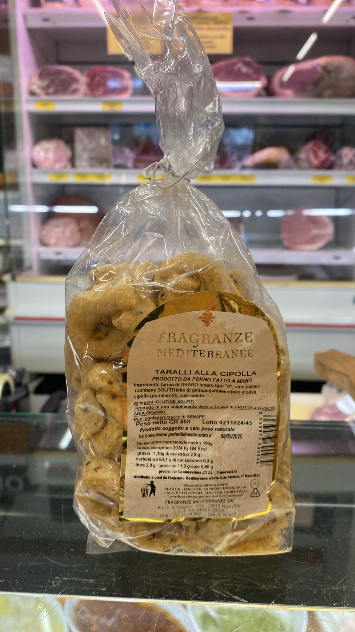Taralli al alla cipolla - Fragranze mediterranee